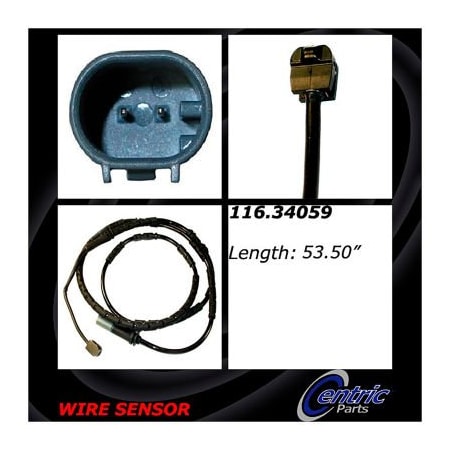 Centric Brake Pad Sensor Wires, Parts 116.34059